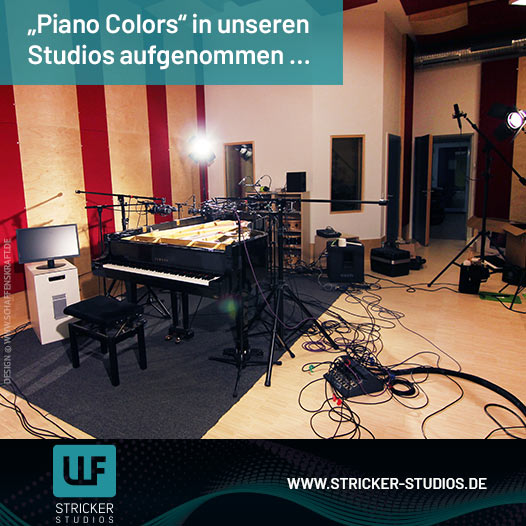 "Piano Colors" in unseren Studios aufgenommen …